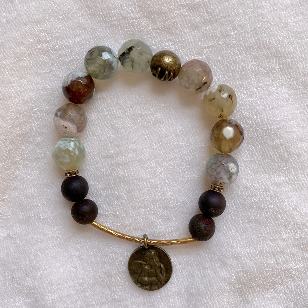 Whispering Prayer Bracelet with Angel Coin